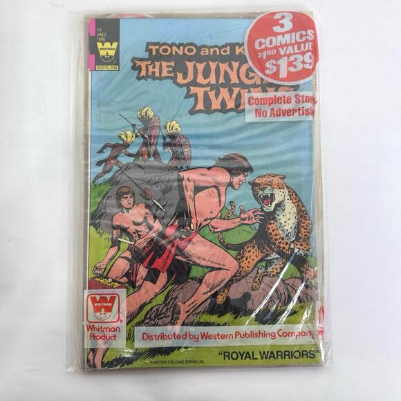 Whitman 3 Value Pack: Tragg 9, Jungle Twins 18, and Brothers Of The Spear 18 - Picture 1 of 9